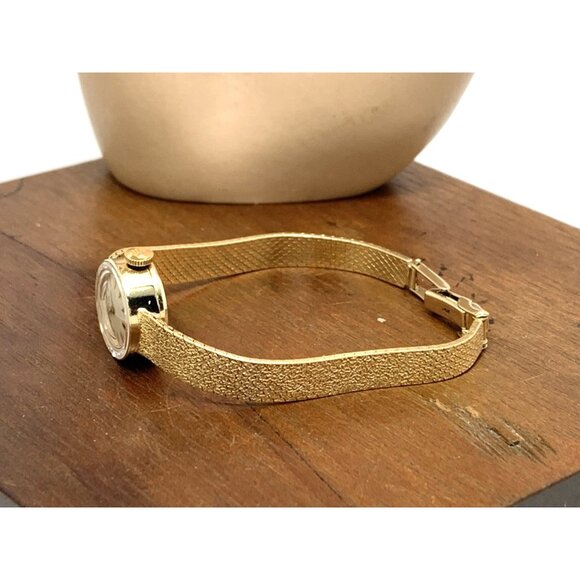 Rolex Women's Watch Vintage Cocktail 14k Yellow Gold 282 Manual Wind Petite 15mm - Picture 8 of 14